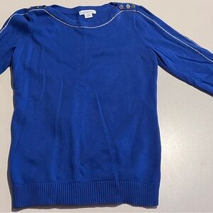 Nordstrom Blue Crew Neck Sweater